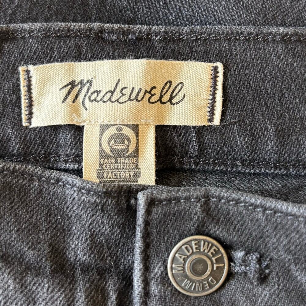 Madewell Mid-Rise Perfect Vintage Jeans Size 25 in Clean Black Wash - Picture 9 of 16